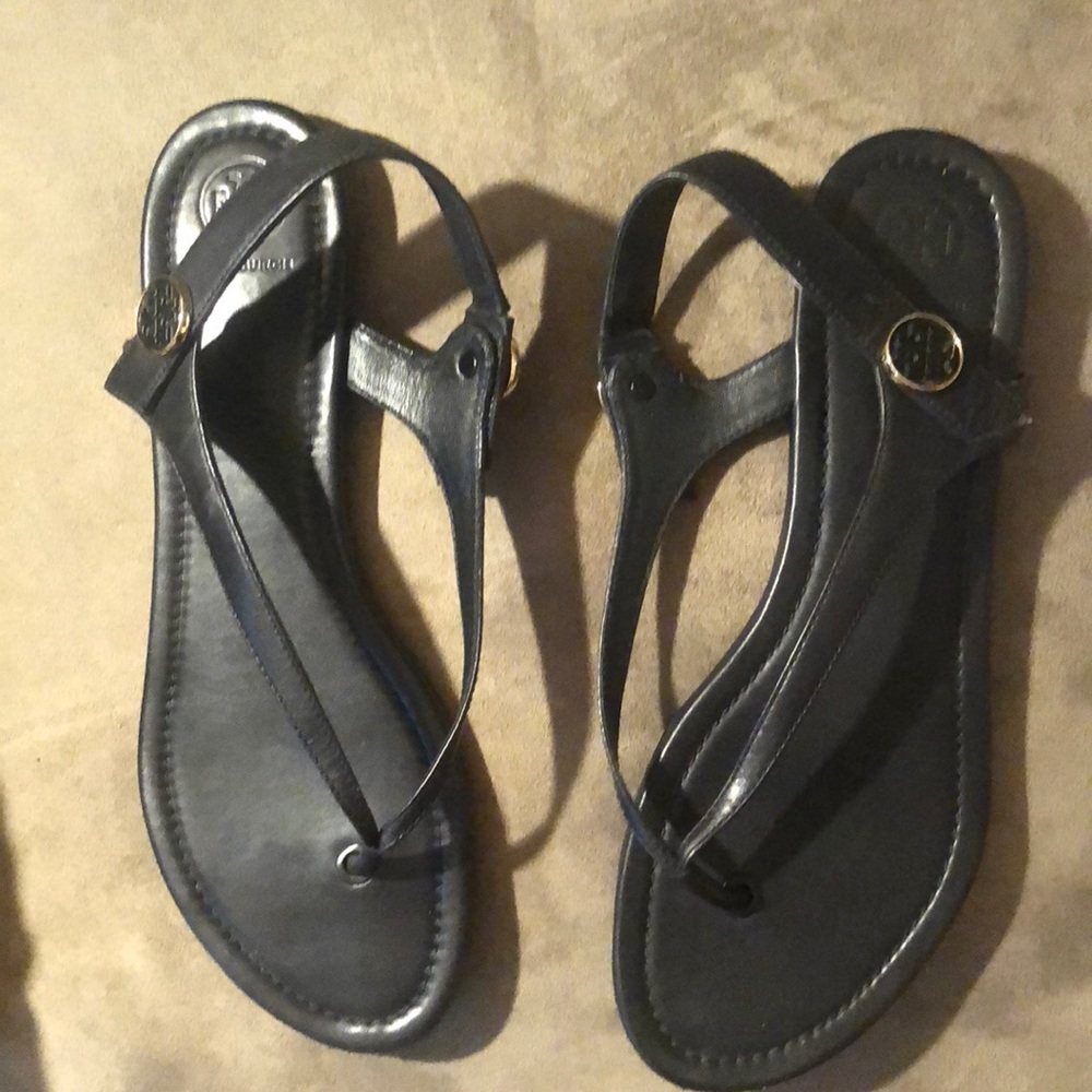 Almost new Tory Burch flip flops